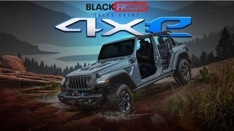 2024 and 2025 Wrangler 4XE Black Friday Offer