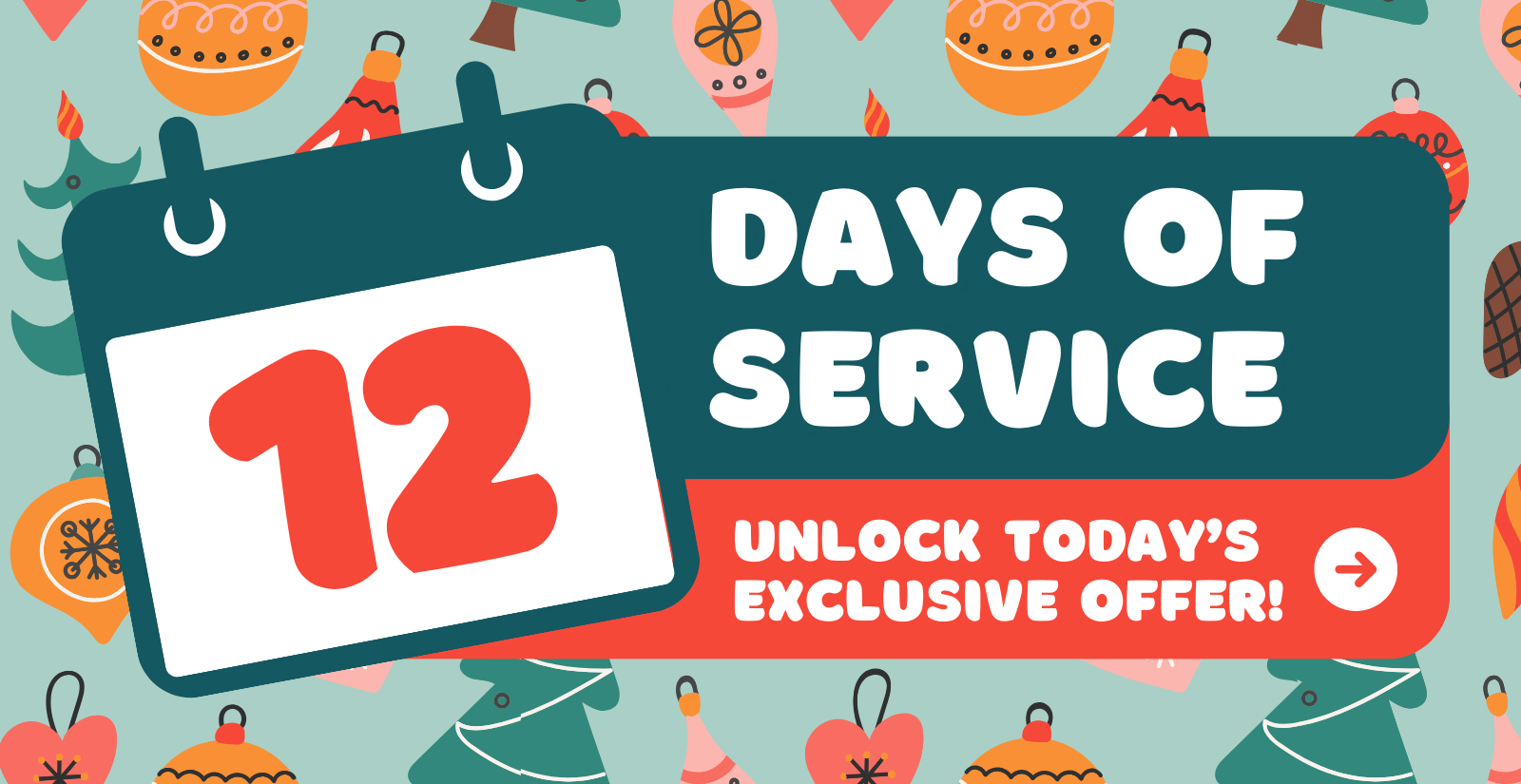 12 Days of Service 12 Days of Service