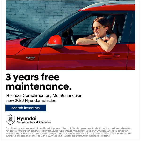 3 Years Free Maintenance!