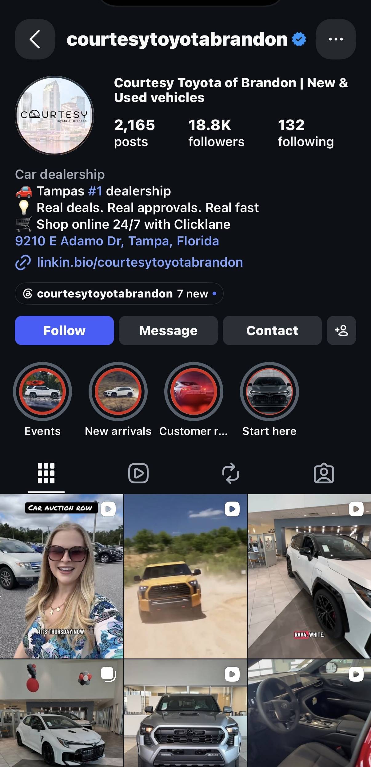 Courtesy Toyota Instagram
