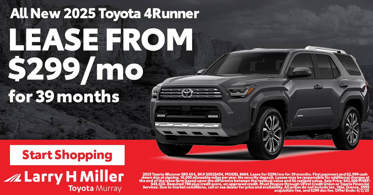 Toyota 4Runner Offer | Larry H. Miller Toyota Murray