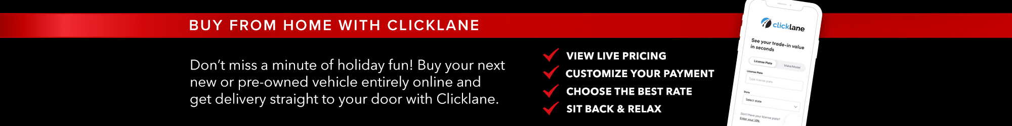 Clicklane Online Car Buying