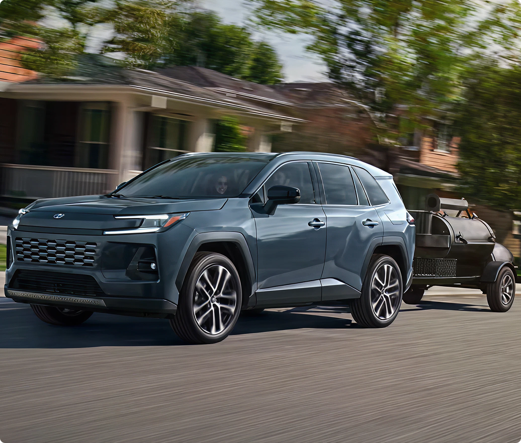 Never tow beyond a vehicle’s published towing capacities. Installation of a tow hitch receiver or other accessories located near the rear bumper may require disabling or removing the kick sensor, and the sensor operation setting in your vehicle should be turned off. Follow all instructions in your Owner’s Manual. 900-lb. towing capacity shown. Limited shown in Storm Cloud. Prototype shown with options.