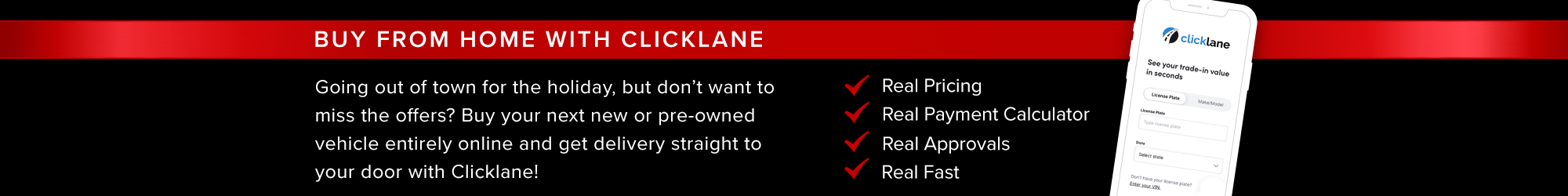 Clicklane Online Car Buying