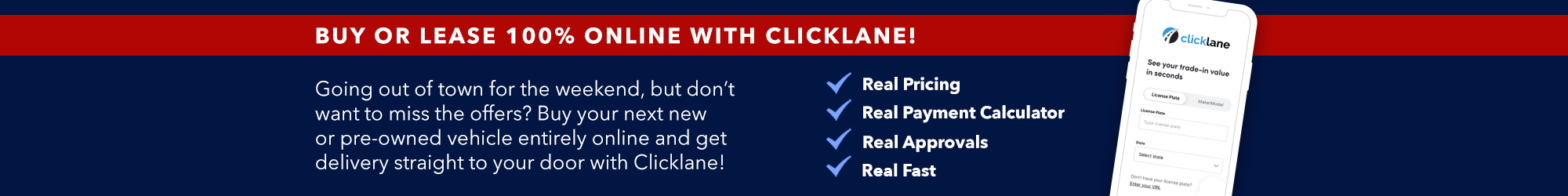 Clicklane Online Car Buying