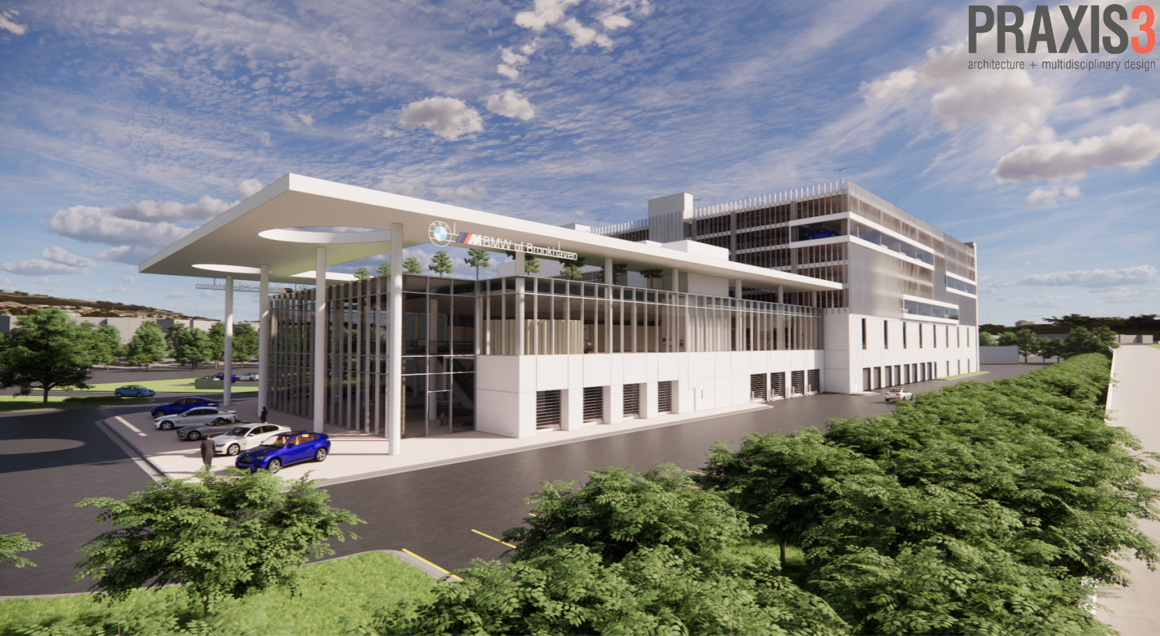Future BMW Brookhaven facility rendering