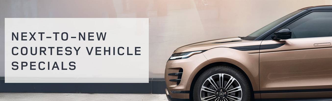 Land Rover courtesy vehicle