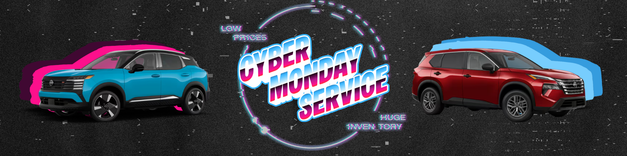 Cyber Monday Service Banner