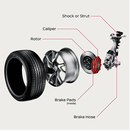 Nissan Genuine brake-pad